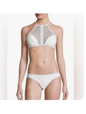 Zimmermann Zephyr White Bonded Lace Bikini